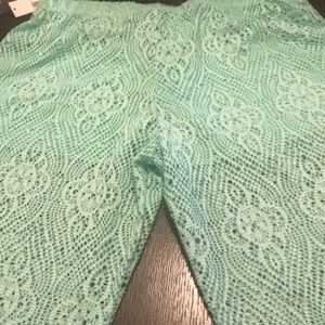 Lined lace pants NWT